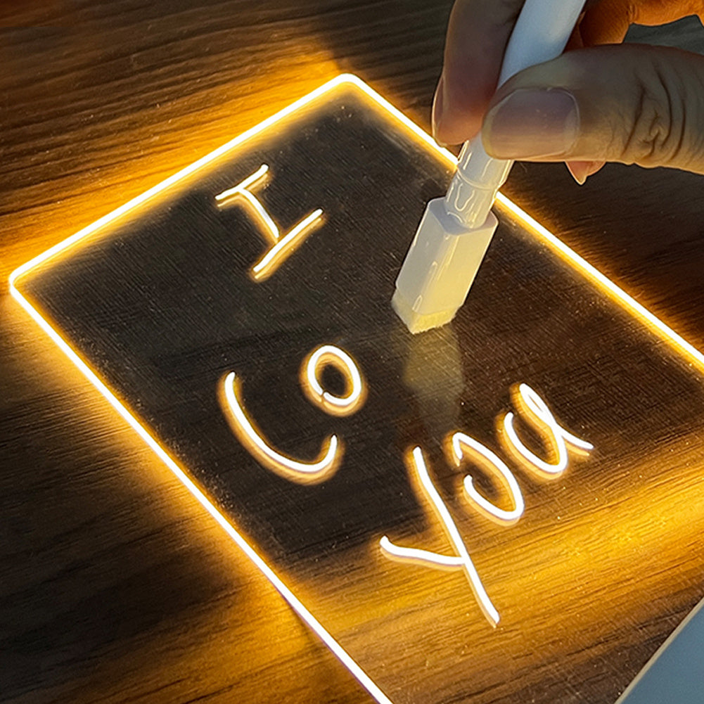 Board Led Night Light USB Message Board
